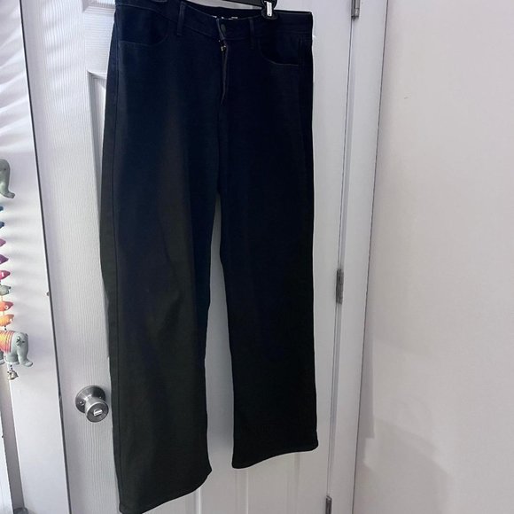 Old Navy High-Waisted Wow Black-Wash Wide-Leg Jeans for Women, Size 14, NWOT - Picture 2 of 6